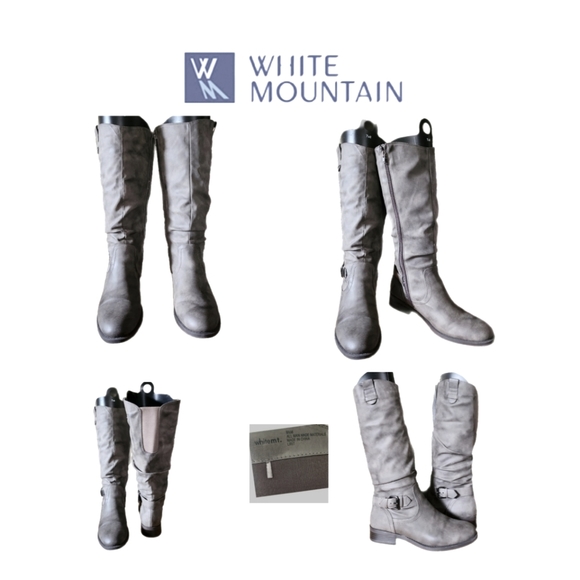 White Mountain Shoes - WHITE MOUNTAIN LIRIT KNEE HIGH BOOTS SIZE 9.5